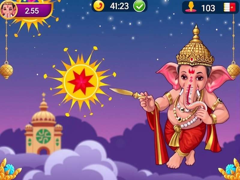 Glittering Ganesh Grab Game Screenshot